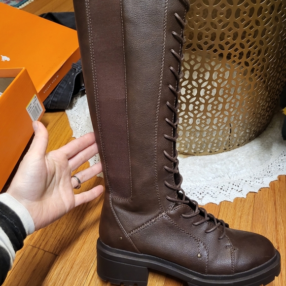 Rocket dog lace up knee high  boots - Picture 2 of 8